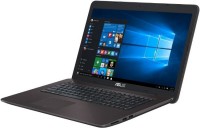 Ноутбук Asus X555YI-XO097T (A6 7310 2.0GHz/4Gb/500Gb/15.6/DVD-RW/R5 M230/W10/WiFi/BT/Cam/Brown)