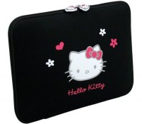 Сумка для ноутбука Portdesigns Hello Kitty SKIN BLACK Flowers 12-13