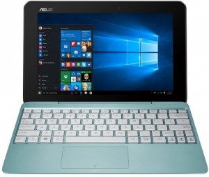 Планшетный компьютер Asus T100HA-FU008T (Atom X5 Z8500 1.44Ghz/10.1/2GB/SSD32GB/HD Graphics/W10/Blue) 90NB074A-M07110