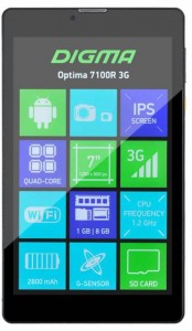 Планшетный компьютер Digma Optima 7100R Black 3G