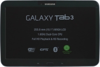 Планшетный компьютер Samsung Tab 3 3G (10.1/1024Mb/16Gb/3G/GPS/WiFi/BT/Android 4.2/Black)