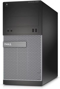 Компьютер Dell Optiplex 3020 MT (G3250 3.2GHz/4Gb/500Gb/DVD-RW/HD Graphics/W7 Pro+W10Pro/Black) 3020-0380