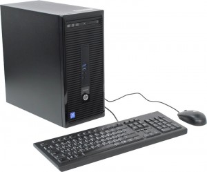 Компьютер HP ProDesk 400 G3 MT (Pent 4400 3.3Ghz/4Gb/SSD128Gb/HDG510/DVDRW/W10Pro/Black) Z6R66EA