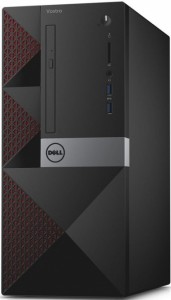 Компьютер Dell Vostro 3650 MT (Core i3 6100 3.7Ghz/4Gb/500Gb/DVD/GF 705/Linux/Black) 3650-0298