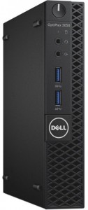 Компьютер Dell Optiplex 3050 Micro (Core i5 6500T 2.5Ghz/4Gb/500Gb/DVD/HD Graphics 530/Win10Prof/Black) 3050-2547