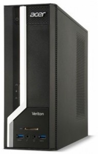 Компьютер Acer Veriton X4110G SFF (A6 7400B 3.5Ghz/4Gb/1Tb/Radeon R5/W10 Pro 64/Black) DT.VMAER.037