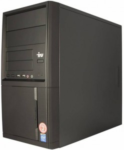 Компьютер iRu Office 110 MT (Cel J3355 2Ghz/4Gb/500Gb/HD Graphics 500/W10 Home 64/Black) 478576