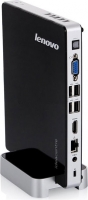 Неттоп Lenovo IdeaCentre Q190 (57316613) (Celeron/1017U/1.6Ghz/DDR3/2Gb/500Gb/WiFi/DOS/Black silver)