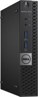 Неттоп Dell Optiplex 3040 Micro (Core i3/6100T/3.2GHz/4Gb/SSD128Gb/HDG530/W7P64+W10Pro/Black silver)