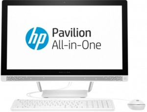 Моноблок HP Pavilion 24-b100ur (Pentium G4400 2.9Ghz/23.8/4Gb/1Tb/DVD/HD Graphics 510/W10H64/White) Y6Y17EA