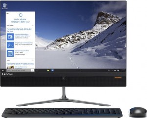 Моноблок Lenovo 510-23ISH (Pentium G4400T 2.9Ghz/23/4Gb/500Gb/DVD/HD 510/DOS/Black) F0CD007ARK