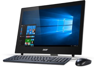 Моноблок Acer Aspire Z1-602 (Cel J3060 1.6Ghz/18.5/2Gb/500Gb/HD Graphics 400/W10 Home 64/Black) DQ.B3VER.003