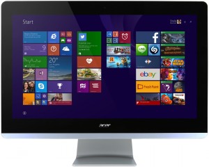 Моноблок Acer Aspire Z3-711 (Core i3 4005U 1.7Ghz/23.8/4Gb/500Gb/DVD/HD Graphics/DOS/Black) DQ.B0AER.006