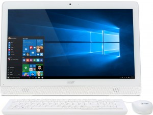 Моноблок Acer Aspire Z1-612 (Celeron J3060 1600Mhz/19.5/4Gb/500Gb/DVD/HD Graphics/W10 Pro 64/White) DQ.B4GER.003
