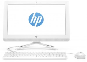 Моноблок HP 20-c044ur (E2-7110 1.8Ghz/19.5/4Gb/500Gb/DVD/Radeon R2/W10Home64/White) 1EE92EA