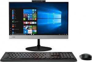 Моноблок Lenovo V410z (Core i5 7400T 2.4Ghz/21.5/8Gb/1Tb/DVD/HD Graphics 630/noOS/Black) 10QW0006RU