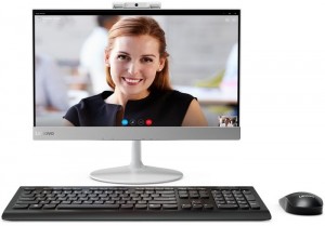 Моноблок Lenovo ThinkCentre V410Z (Core i3 7100T 3.4Ghz/21.5/4Gb/500Gb/DVD/HD Graphics 630/White) 10QW0007RU