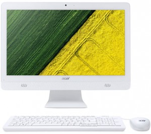 Моноблок Acer Aspire C20-720 (Cel J3060 1.6Ghz/19.5/4Gb/500Gb/DVD/HD Graphics 400/DOS/White) DQ.B6XER.006