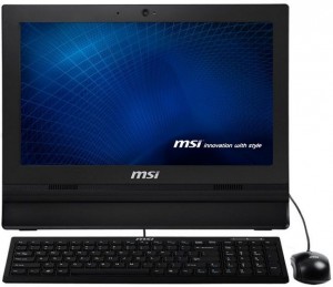 Моноблок MSI Pro 16T 7M-009RU (Celeron 3865U 2Ghz/15.6/4Gb/500Gb/HDG/Free DOS/Black) 9S6-A61611-009