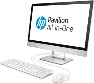 Моноблок HP Pavilion 24-r026ur (Core i7 7700T2.9Ghz/23.8/12Gb/1Tb+128GbSSD/DVD/Radeon 530/W10Home/White) 2MJ51EA