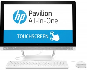 Моноблок HP 24-b257ur (Core i5 7400T 2.4Ghz/23.8/8Gb/1Tb+SSD128Gb/DVD/GeForce GT 930MX/W10Home64) 1AW97EA