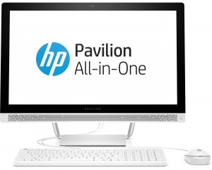 Моноблок HP Pavilion 24-b290ur (A9 9410 22.9Ghz/23.8/4Gb/1Tb/DVD/Radeon R7/DOS/White) 1AX01EA