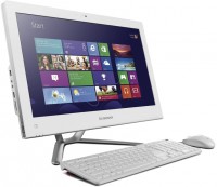 Моноблок Lenovo C360 (Pentium G3250T/2.8Ghz/4Gb/19.5/500Gb/DVDRW/WiFi/Free DOS/White silver)