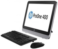 Моноблок HP ProOne 400 G1 (Intel Core i3/4160T/3100Mhz/4096Mb/1Tb/19.5/DVDRW/CR/Windows7Pro) Black/Silver