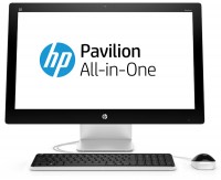 Моноблок HP Pavilion 27-n221ur (i3/6100T/3200MHz/4Gb/1Tb/DVDRW/R7 360/WiFi/BT/W10/Silver white) (W1E36EA)