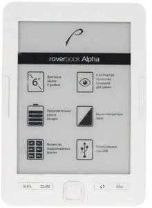 Электронная книга RoverBook Alpha White