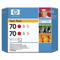 Картридж для принтера HP CB347A 70 2-pack 130-ml Red Ink Cartridges