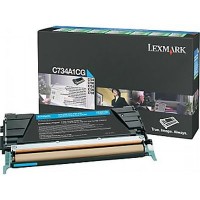 Картридж для принтера и МФУ Lexmark C734A1CG Cyan