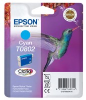 Картридж для принтера и МФУ Epson C13T08024011 Cyan