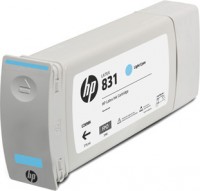 Картридж для плоттера HP 831C CZ694A Light cyan