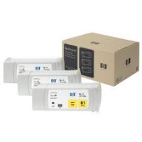 Картридж для плоттера HP 81 C5069A Yellow