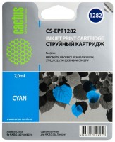 Картридж для принтера Cactus  CS-EPT1282 Cyan