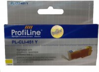 Картридж для принтера Profiline PL-CLI-451 Yellow
