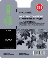 Картридж для принтера Cactus  CS-CLI521BK Black