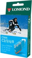 Картридж для принтера Lomond  BCI-6 Cyan