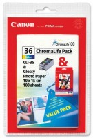 Картридж для принтера Canon CLI-36 Chromalife Pack