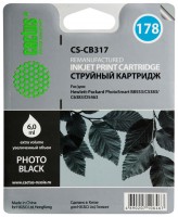 Картридж для принтера Cactus  CS-CB317 Photo Black