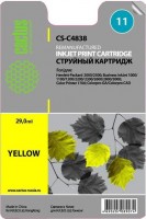 Картридж для принтера Cactus   for HP №11 Yellow