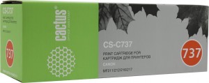 Тонер-картридж Cactus  CS-C737 Black