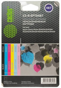 Картридж для принтера Cactus  CS-R-EPT0487 Color