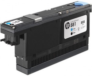 Картридж для плоттера HP 881 CR328A Cyan black