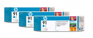 Картридж для плоттера HP 91 (C9486A) Light Cyan