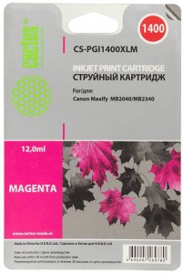 Картридж для принтера Cactus  CS-PGI1400XLM Magenta