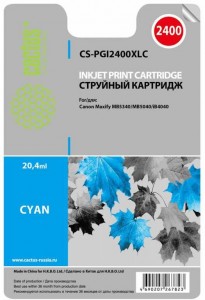 Картридж для принтера Cactus  CS-PGI2400XLC Cyan