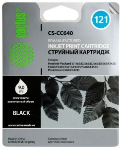 Картридж для принтера Cactus  CS-CC640 (121) Black