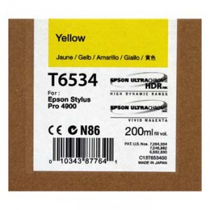 Картридж для принтера Epson C13T653400 Stylus Pro Yellow